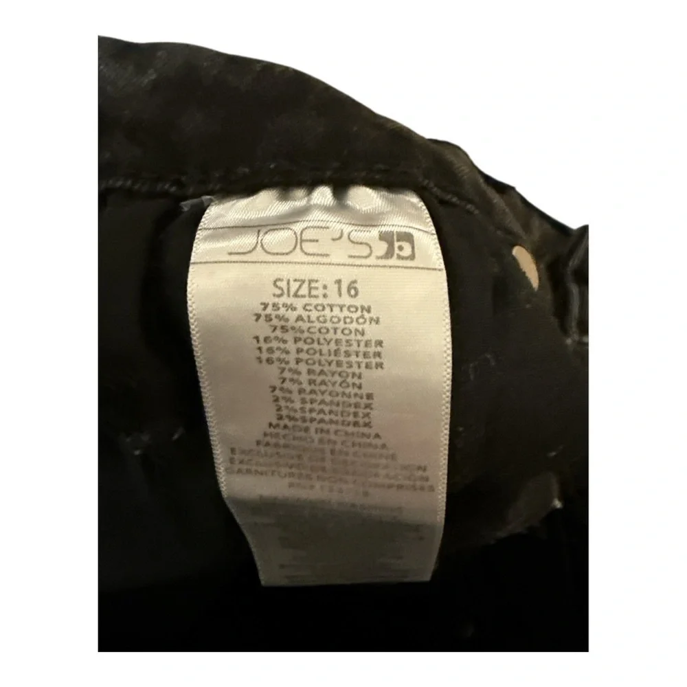 Joe's Jeans Black Distressed Ankle Jeans - Picture 5 of 5